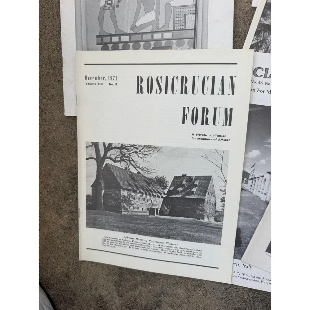 Rosicrucian FORUM Magazine 19 Random From 1970-1989